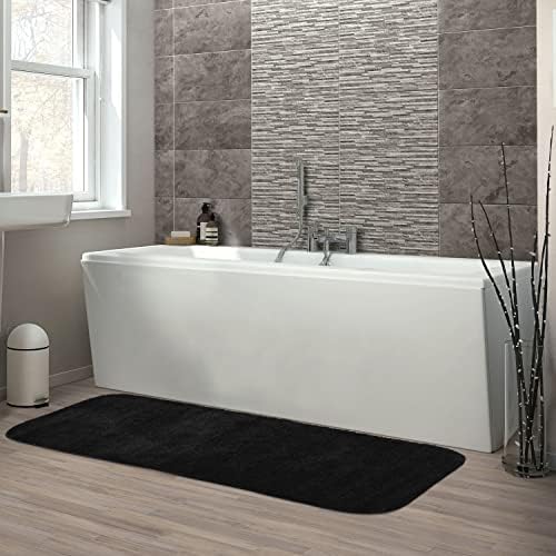 Garland Rug Traditional Bath Rug, 22-Inch by 60-Inch, Black - Image 2
