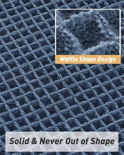 Upgraded Waffle Bath Mat Runner Absorbent Non Slip Bathroom Mat, 2' x 6' - Image 4
