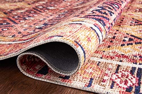 Loloi Layla Magenta/Multi 2'-3" x 3'-9" Accent Rug - Image 6