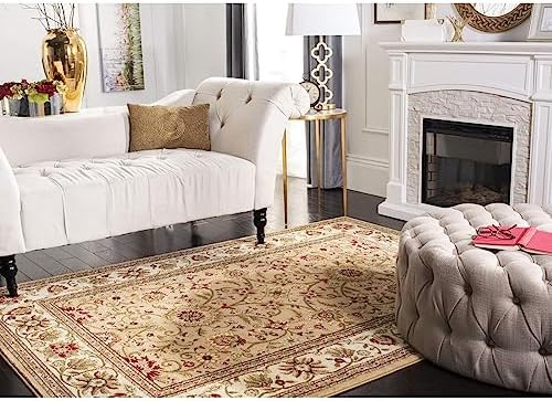 SAFAVIEH Lyndhurst Area Rug 9x12 Large, Beige & Ivory LNH212D - Image 3