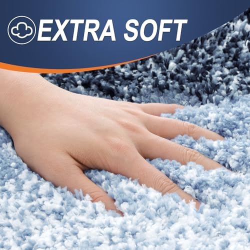 OLANLY Bathroom Runner Rug 59x20, Extra Soft Absorbent Microfiber Bath Rugs - Image 2