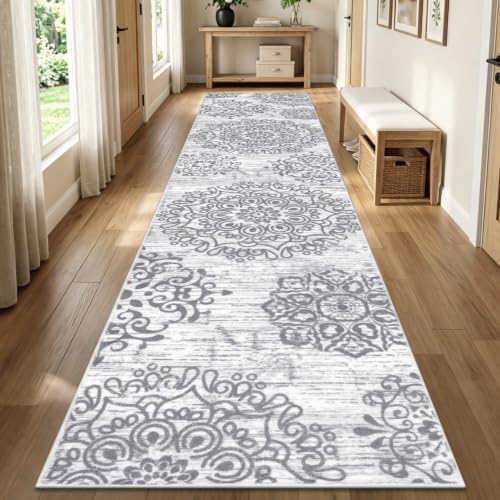 HEBE Hallway Runner Rug 3'x10', Washable Non Slip Kitchen Rug Runner by HEBE