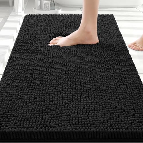 Smiry Bathroom Rugs 30X20, Luxury Chenille Extra Soft Absorbent Bath Mat by Smiry