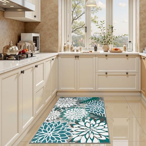 Arenarug Outdoor Rug Waterproof, Washable Patio Rug for Deck, 2x3, Teal - Image 2
