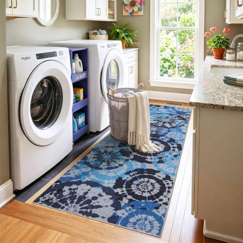 Washable 2x6 Runner Rugs for Hallway, Boho Modern Runner Rug for Entryway - Image 2