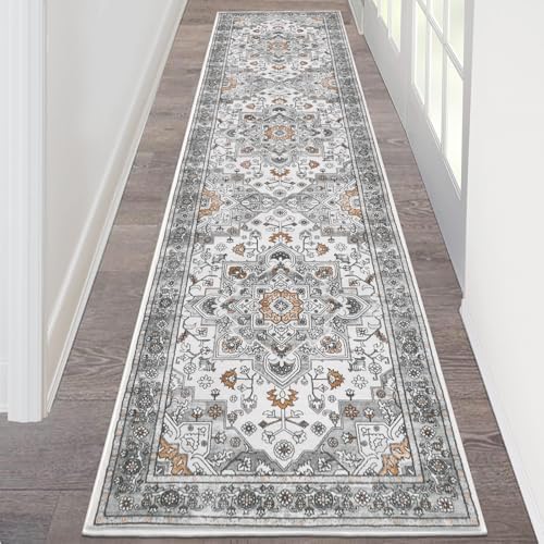 HEBE Hallway Runner Rug 2'x8', Washable Non Slip Kitchen Rug Runner by HEBE