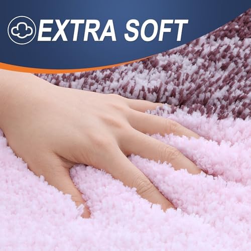 OLANLY Bathroom Runner Rug 44x20, Extra Soft Absorbent Microfiber Bath Rugs - Image 3