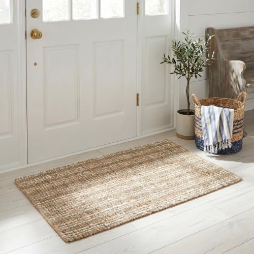 SAFAVIEH Natural Fiber Accent Rug 2x3, Jute Knotted Sage & Natural NF447S by Unknown