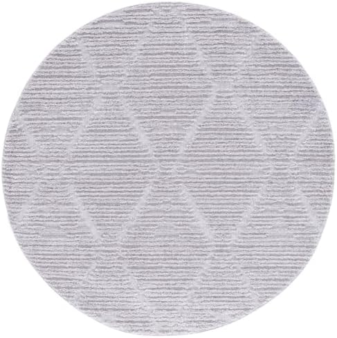 SAFAVIEH Marrakesh Collection Area Rug - 5'3" x 7'6", Grey, Moroccan Trellis Design with Tassel Detail, Non-Shedding & Easy to Clean, Ideal for Living Room, Bedroom, Dining Space (MRK517F) - Image 3