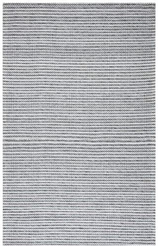 SAFAVIEH Marbella Collection Area Rug - 5' x 8', Charcoal & Ivory, Flat Weave Wool Design, Ideal for High Traffic Areas in Living Room, Bedroom (MRB392H) - Image 2