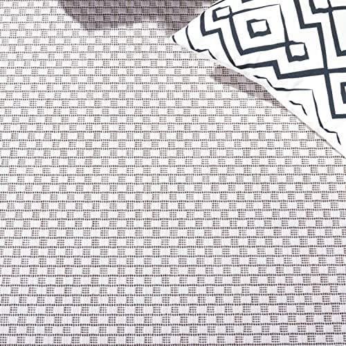 SAFAVIEH Washable Rug Outdoor Courtyard Collection - 6' x 8', Ivory & Black, Non-Shedding & Easy Cleaning, Ideal for Patio, Entryway, Mudroom, Hallway, Kitchen (CY8475-53712) - Image 5