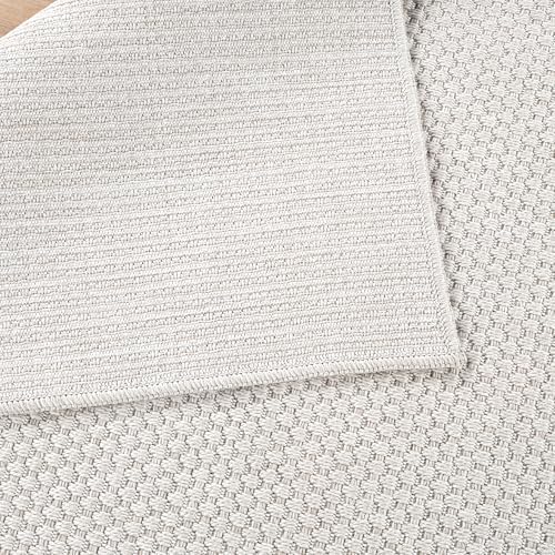 CAMILSON Easy Jute Rug 8x10, Indoor Outdoor Off-White Farmhouse Area Rugs for Living Room Patio and Kitchen Rug, Solid Woven Design, Easy-Cleaning, Non Slip Washable Outside Carpet (8 x 10) - Image 5