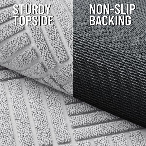 OLANLY Front Door Mat Outside Entrance 35x23, Waterproof Heavy-Duty Doormat - Image 4
