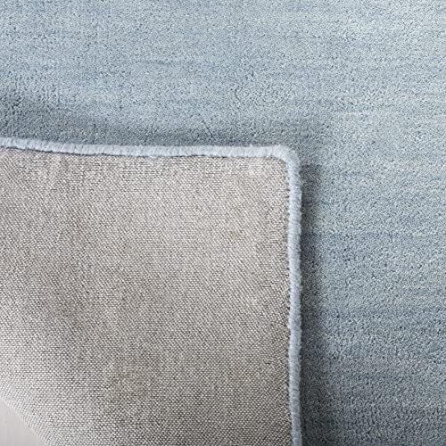 SAFAVIEH Kids Area Rug 6x9, Wool Handwoven Blue & Ivory SFK802M - Image 5