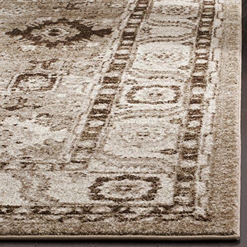 SAFAVIEH Vintage Hamadan Runner Rug 2'3"x22', Traditional Taupe VTH214T - Image 3