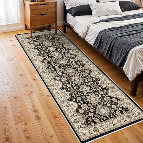 Washable Hallway Runner Rug 3x8: Non Slip Runner Rugs with Rubber Backing - Image 2