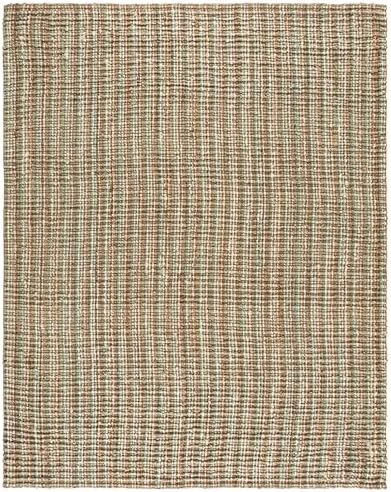 SAFAVIEH Natural Fiber Area Rug 8x10, Jute Knotted Large Sage NF447S - Image 3