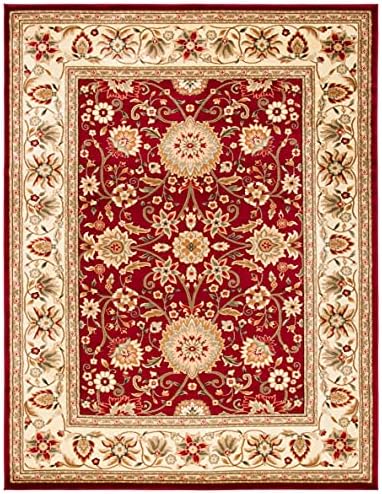 SAFAVIEH Lyndhurst Area Rug 8x11, Red & Ivory LNH212F - Image 3