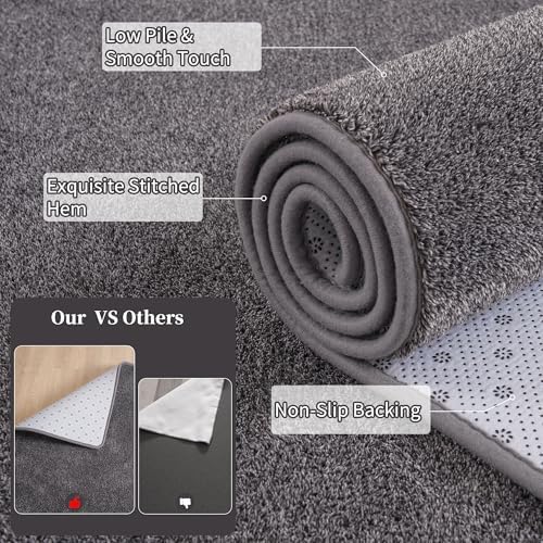 Keeko 5x8 Area Rugs for Living Room,Soft Washable Memory Foam Bedroom Rug - Image 3