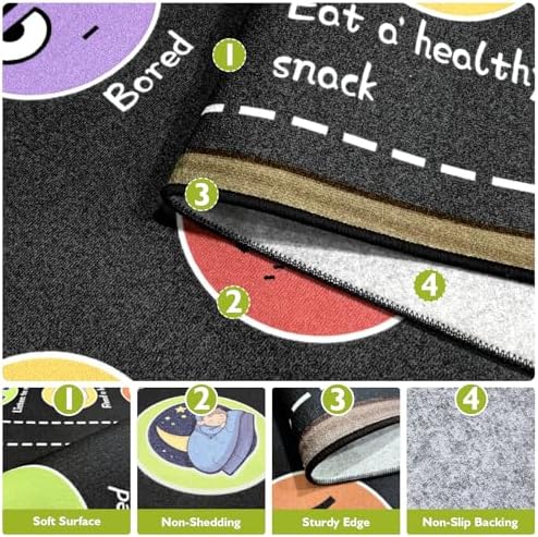 Large Classroom Rug Elementary 8x10 ft, Rug for Classroom - Image 4