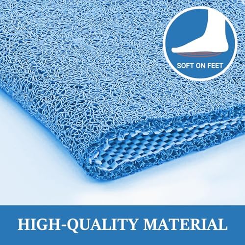 LuxStep Shower Mat Bathtub Mat Non-Slip Bath Mat with Drain, Quick Drying - Image 4