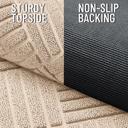 OLANLY Front Door Mat Outside Entrance 35x23, Waterproof Heavy-Duty Doormat - Image 4
