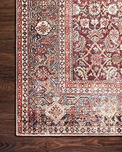 Loloi Layla Cinnamon/Sage 2'-6" x 7'-6" Runner Rug - Image 6