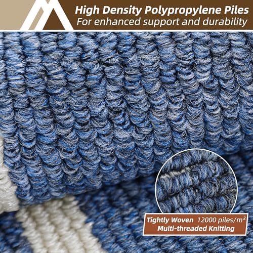 COSY HOMEER Kitchen Rugs Sets of 2 Non-Slip Washable,20"x30"+20"x48" - Image 2
