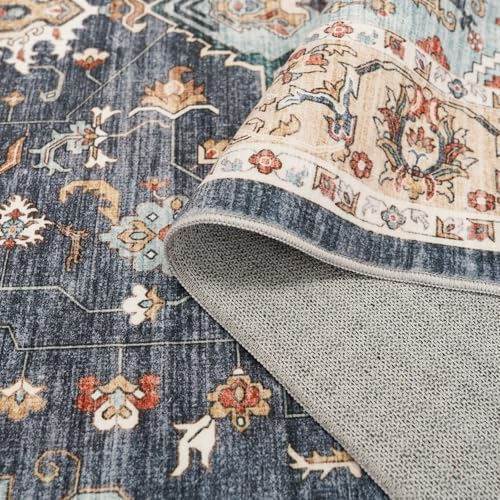 3x12 Washable Hallway Runner Rug: Oriental Rug for Living Room Entryway - Image 6