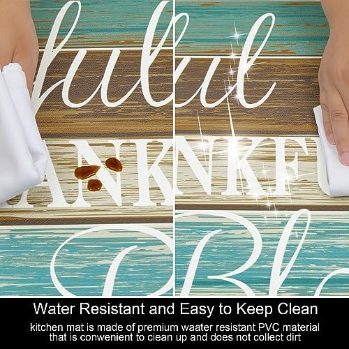 HEBE Anti Fatigue Kitchen Mat Set of 2, Cushioned Kitchen Mats for Floor - Image 5