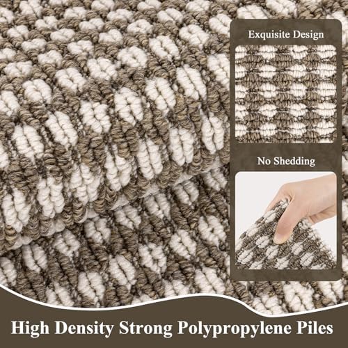 Ileading Indoor Door Mat 2x3ft, Absorbent Muddy Mats for Dogs, Low-Profile Entrance Welcome Mat with Non-Slip Rubber Backing, Washable Runner Carpet for Hallway,Entryway,Kitchen(Brown) - Image 3