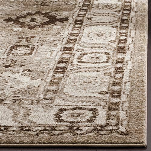 SAFAVIEH Vintage Hamadan Area Rug 2'7"x5', Traditional Taupe VTH214T - Image 6