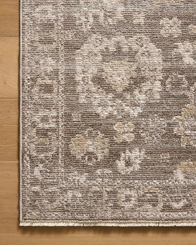 Loloi Magnolia Home Pace Taupe/Wheat 2'-3" x 3'-10" Accent Rug - Image 7