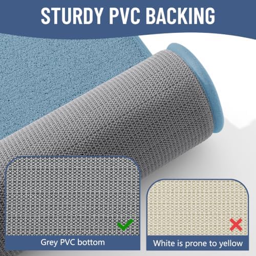 Smiry Memory Foam Bath Mat 44x32, Extra Soft Absorbent Bathroom Rugs - Image 5