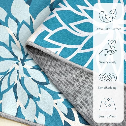 Arenarug Outdoor Rug Waterproof, Washable Patio Rug for Deck, 2x3, Ocean - Image 5