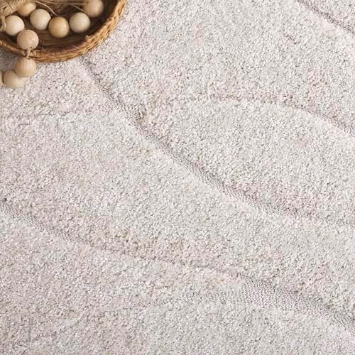 SAFAVIEH Florida Shag Rug 11'x15', Soft Plush Modern Cream SG471-1111 - Image 4