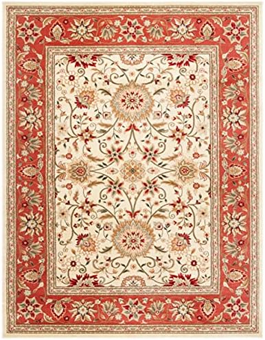 SAFAVIEH Lyndhurst Area Rug 6x9, Ivory & Rust LNH212R - Image 3