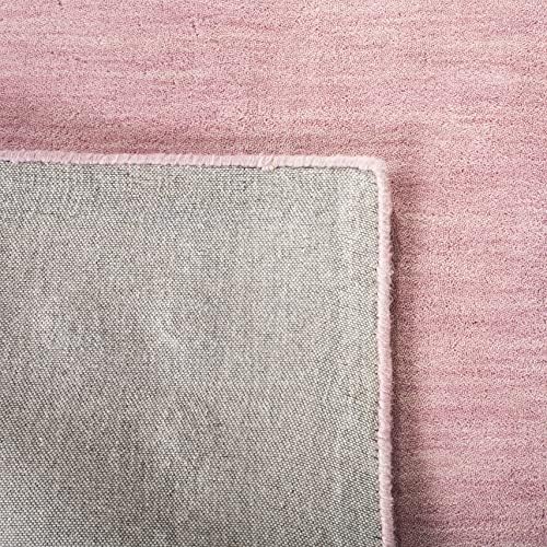 SAFAVIEH Kids Collection Area Rug - 5' x 8', Pink, Handmade Polka Dot Border Wool, Ideal for High Traffic Areas in Living Room, Bedroom (SFK802U) - Image 5