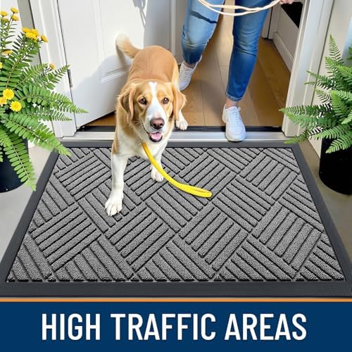 OLANLY Front Door Mat Outside Entrance 47x23, Waterproof Heavy-Duty Doormat - Image 6
