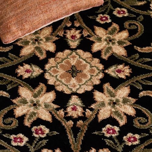 SAFAVIEH Lyndhurst Area Rug 6x8, Black & Ivory LNH212A - Image 4