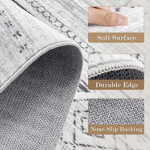 cotiled Hallway 3x8 Runner Rugs Washable Boho Moroccan Soft Rug - Image 5