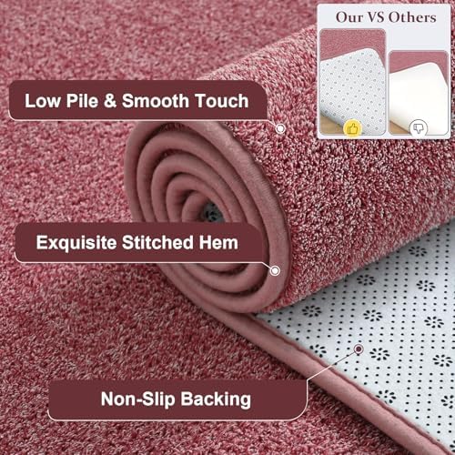 Keeko 4x6 Area Rugs for Living Room,Soft Washable Memory Foam Bedroom Rug - Image 5