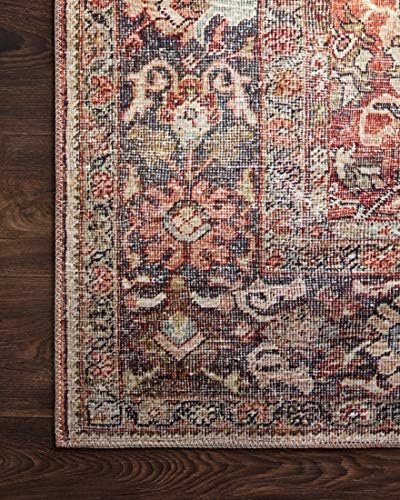 Loloi Layla Spice/Marine 2'-6" x 9'-6" Runner Rug - Image 5