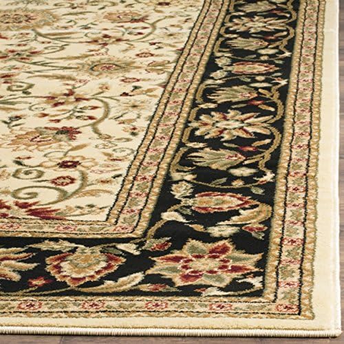 SAFAVIEH Lyndhurst Runner Rug 2'3"x16', Ivory & Black LNH212B - Image 4