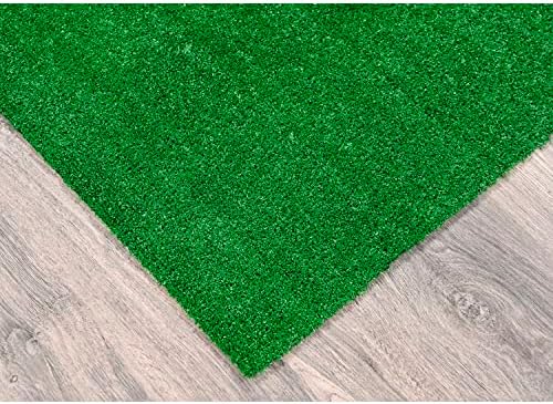 Garland Rug Artificial Grass 7 Ft. X 10 Ft. Large Indoor/Outdoor Area Rug Green -Lush Green, Durable, and Low-Maintenance for Patios, Lawns, and More - Image 4