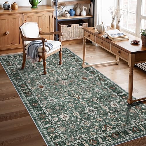 Washable Hallway Runner Rug 4x8: Wide 8ft Runner for Kitchen Entry Non Slip - Image 6