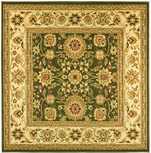SAFAVIEH Lyndhurst Square Rug 6', Sage & Ivory LNH212C - Image 3