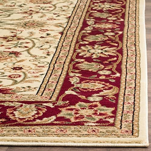 SAFAVIEH Lyndhurst Runner Rug 2'3"x14', Ivory & Red LNH212K - Image 5