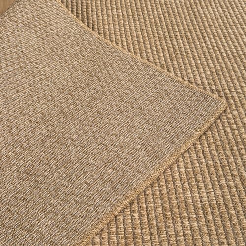 CAMILSON Easy Jute Runner Rug 2x7, Indoor Outdoor Natural Farmhouse Area Rugs for Living Room and Kitchen Rug, Solid Boho Woven Design, Easy-Cleaning, Washable Outside Carpet Alfombras (2 x 7) - Image 6