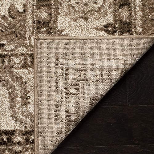 SAFAVIEH Vintage Hamadan Area Rug 5'3"x7'6", Traditional Taupe VTH214T - Image 5